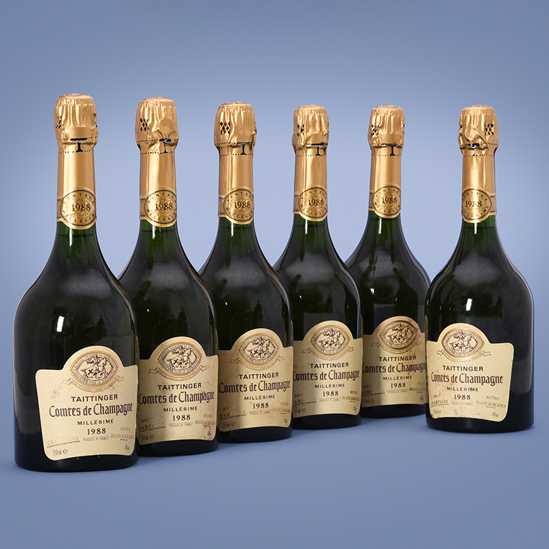 1988 Taittinger Comtes de Champagne, 6x75cl