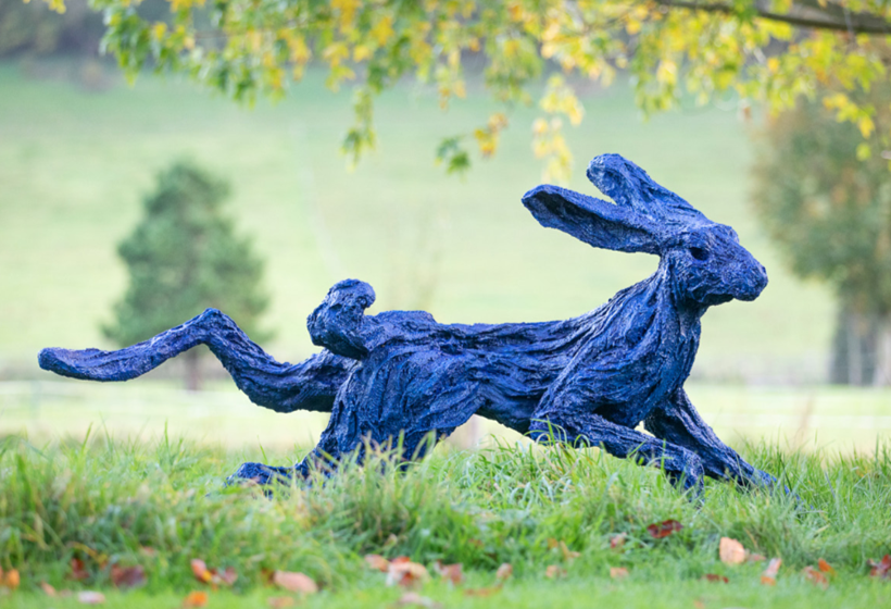 Inline Image - 'Electric Blue Hare' by Jane Shaw