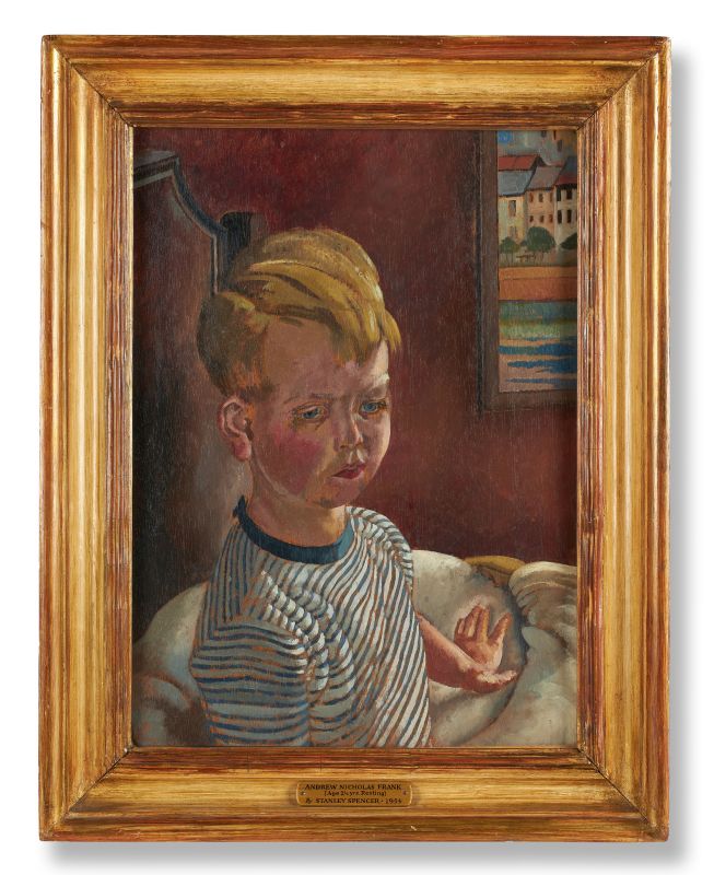 Lot 36: STANLEY SPENCER (BRITISH 1891-1951), PORTRAIT OF ANDREW NICHOLAS FRANK (AGED 2 1/2 YRS) RESTING