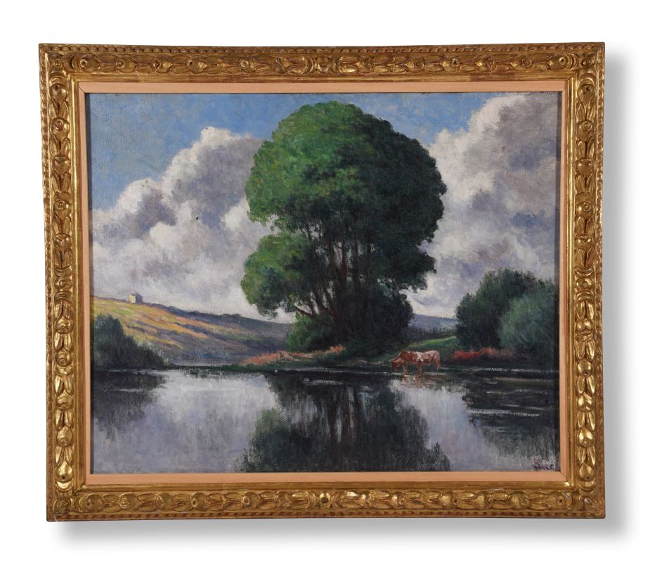 Lot 122: MAXIMILLIEN LUCE (FRENCH 18588-1941), LE GRAND ARBRE, ROLLEBOIS