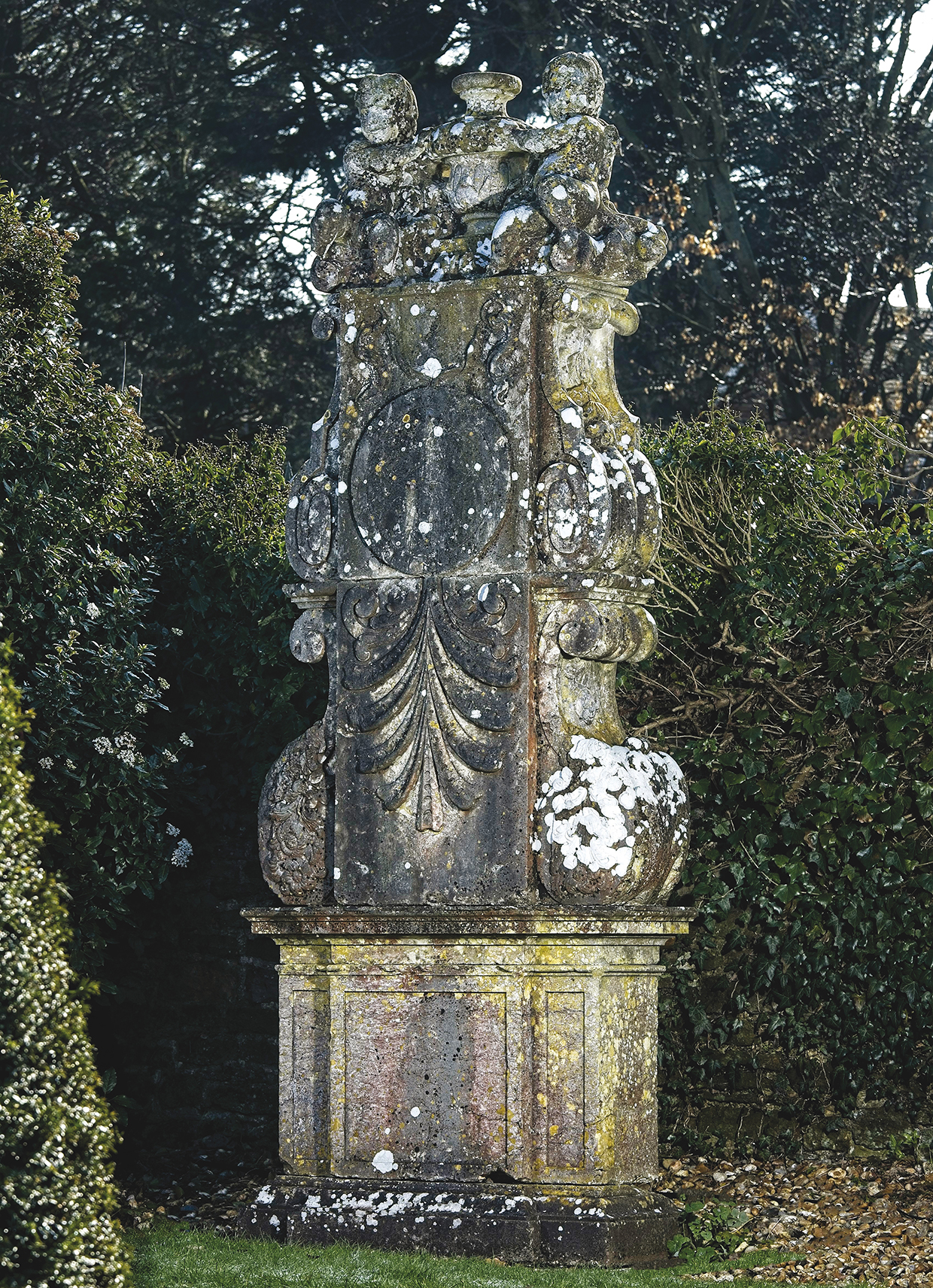 A Monumental Marble Sundial
