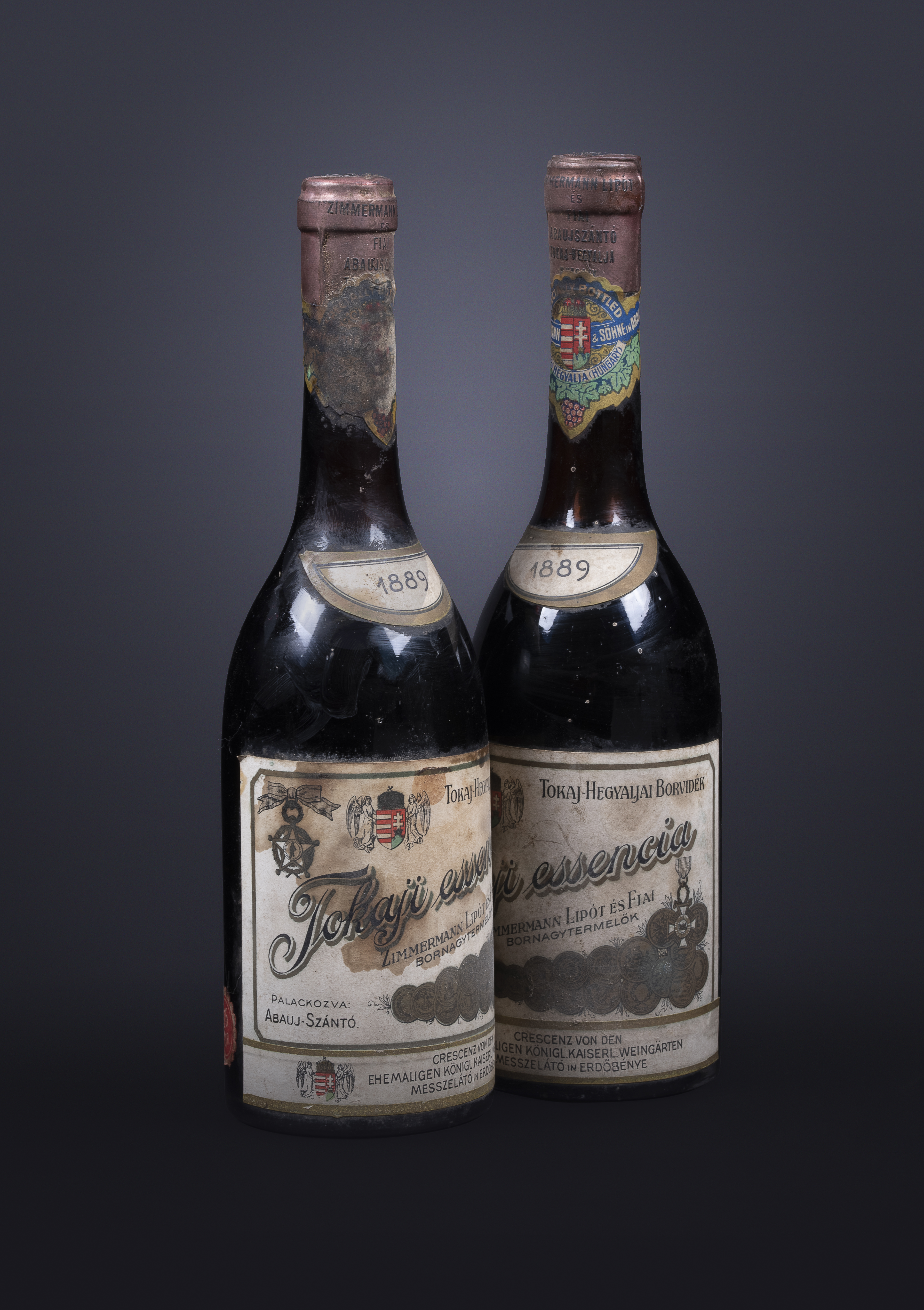 Two bottles of 1889 Tokaji Essencia to be auctioned | Fine and Rare Wines and Spirits | 14 July 2021