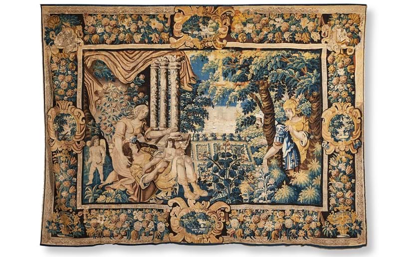 Inline Image - Hollycombe House | Lot 70: An Aubusson verdure tapestry, probably first half 17th century | Est. £8,000-12,000