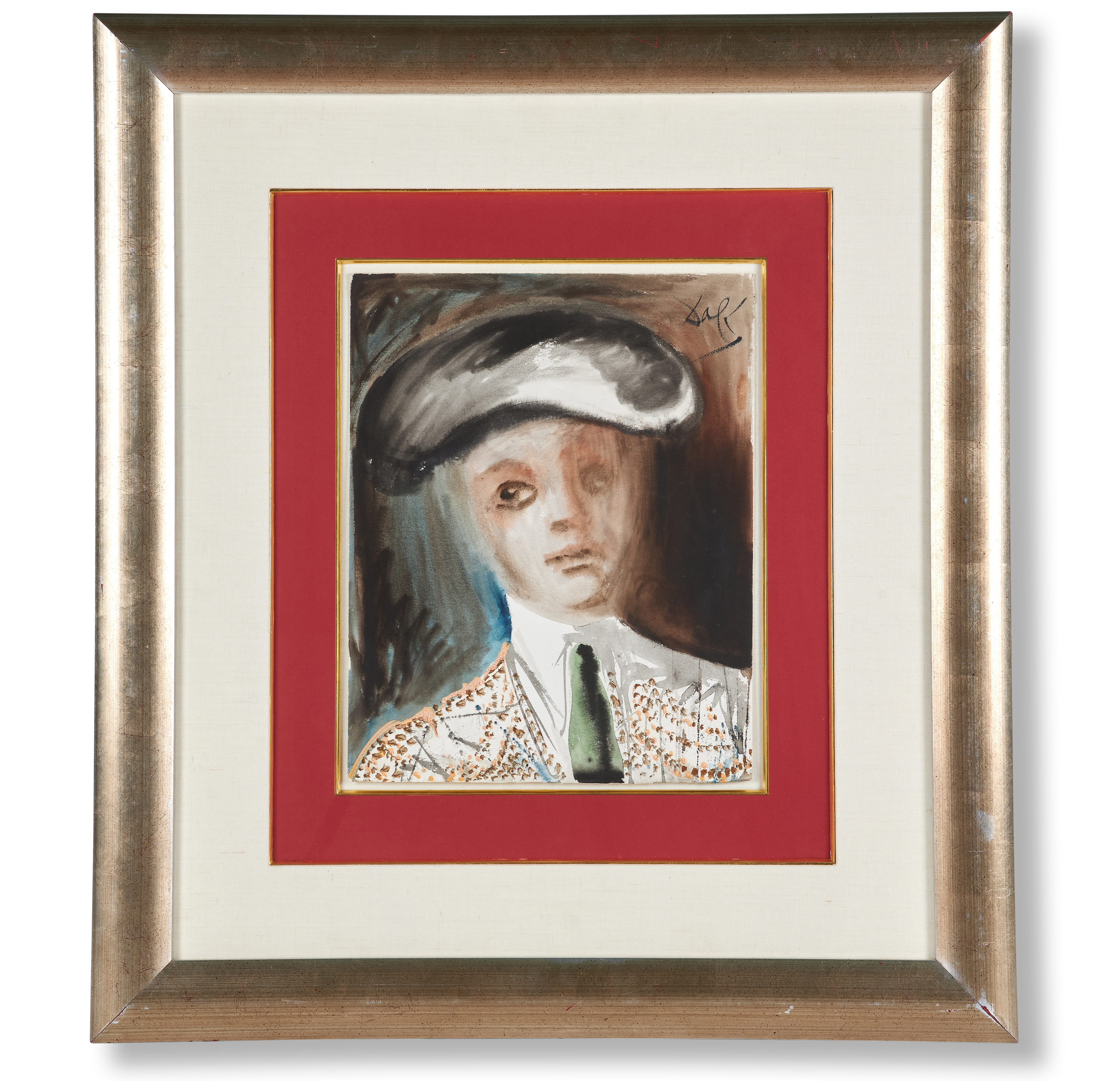 Inline Image - Lot 37: λ Salvador Dali (Spanish 1904-1989), 'Toréador (portrait of the bullfighter hero - Carmen II)', gouache, watercolour and wash | Est. £70,000-100,000 (+fees)