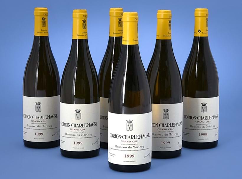 Inline Image - Lot 122: 1999 Corton Charlemagne Grand Cru, Domaine Bonneau du Martray, 10x75cl | Est. £800-1,400 (+fees)