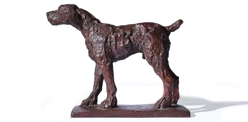 Inline Image - Elisabeth Frink (British 1930-1993), ‘Small Dog’, Bronze with a brown patina | Est. £40,000-60,000 (+fees)