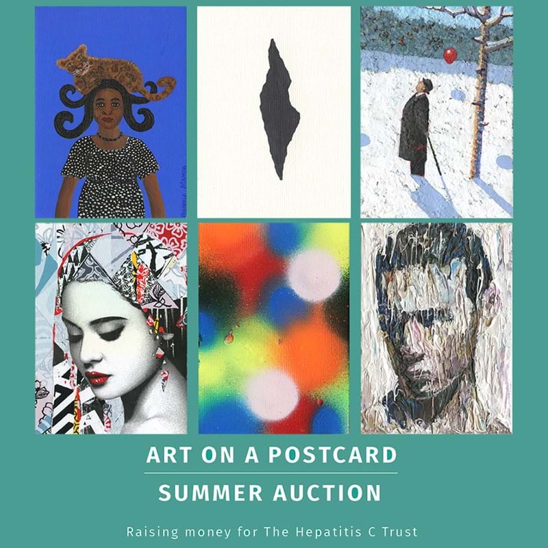 £70k raised for The Hepatitis C Trust | Art on a Postcard Summer Auction
