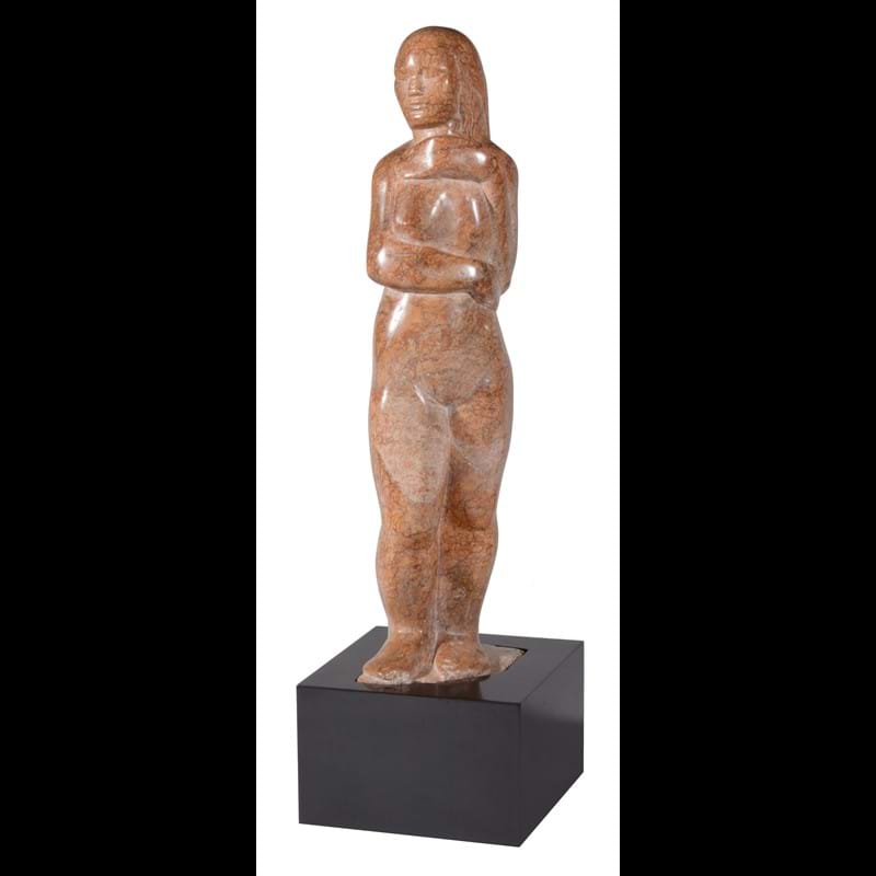 John Skeaping (1901-1980), 'Female nude', Pink marble