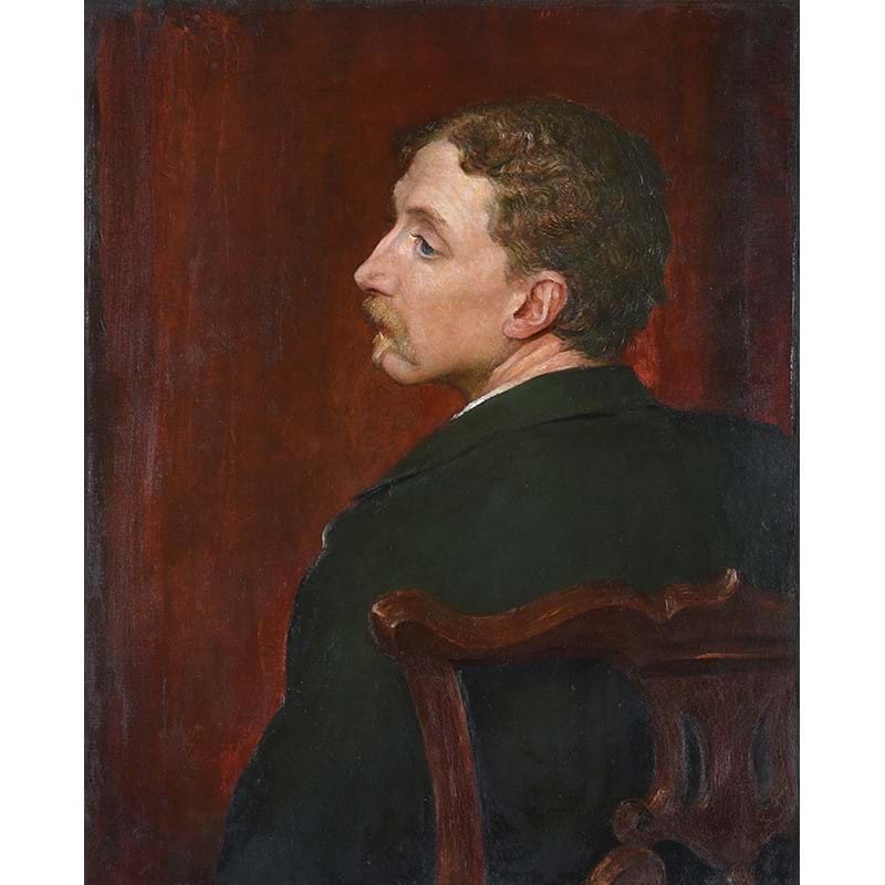 George Frederic Watts (British 1817-1904), ‘Portrait of Samuel Pepys Cockerell, Esq. (1844-1921)’, Oil on canvas