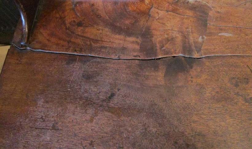 Inline Image - Crack opening in dry solid top. Image courtesy of Hatfields Restoration