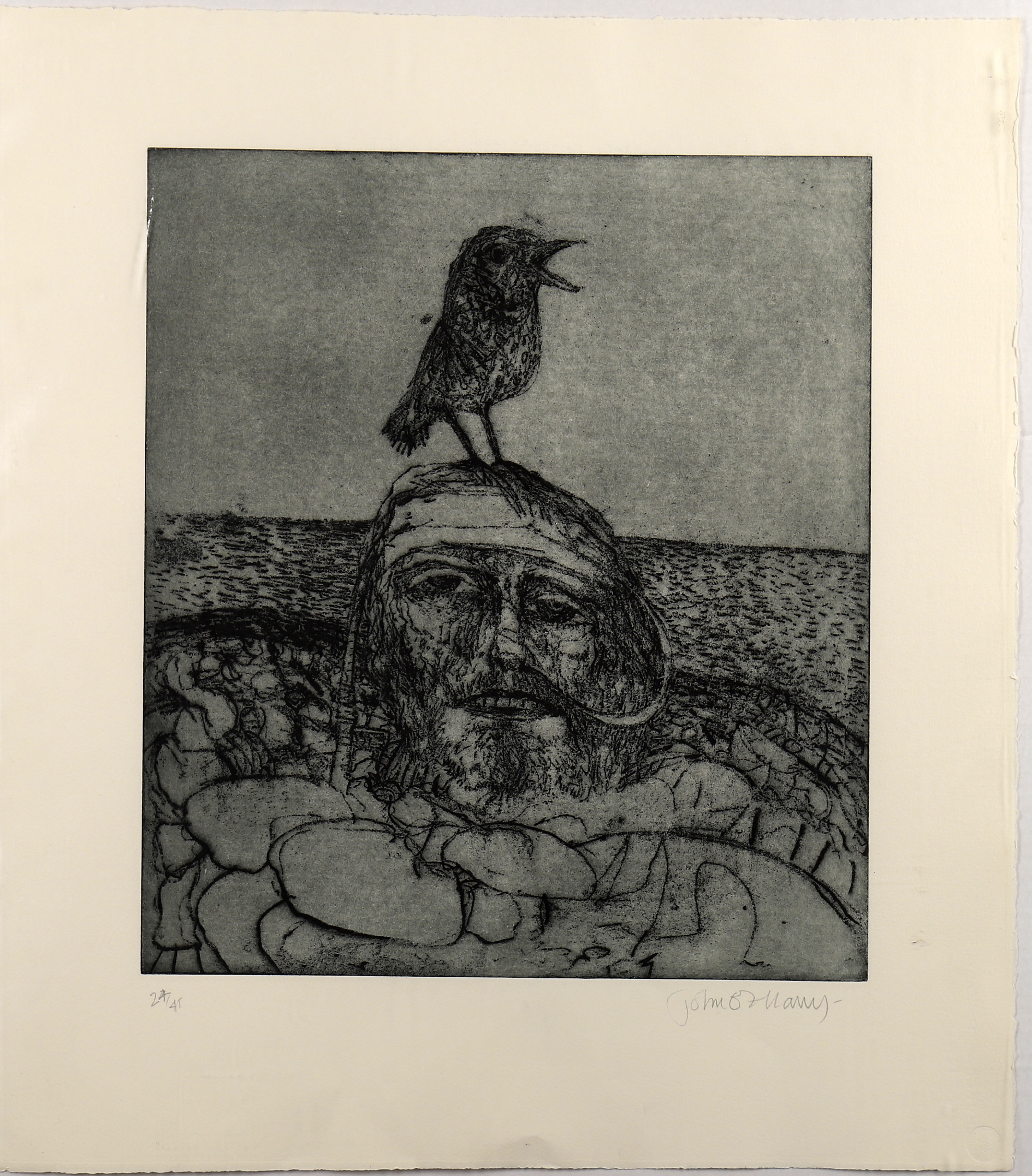 Inline Image - Lot 110: λ John Bellany (British 1944-2013), 'Raised Beach', Etching | Est. £60-80 (+ fees)