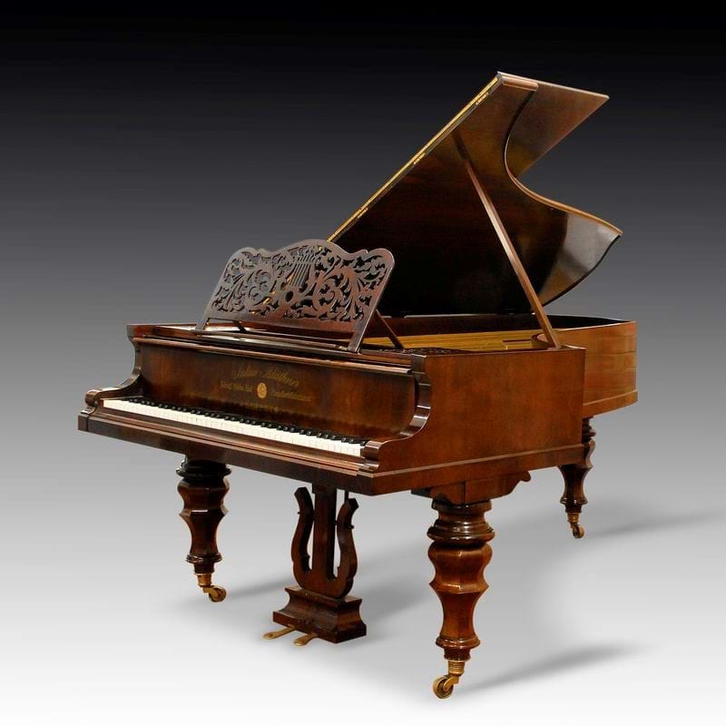 Lot 16: Bluthner, Leipzig;  An early grand piano, 1854