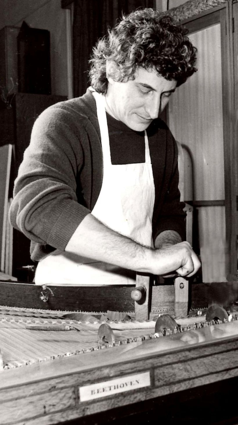 Inline Image - David Winston with Beethoven’s Piano: Courtesy of David Winston