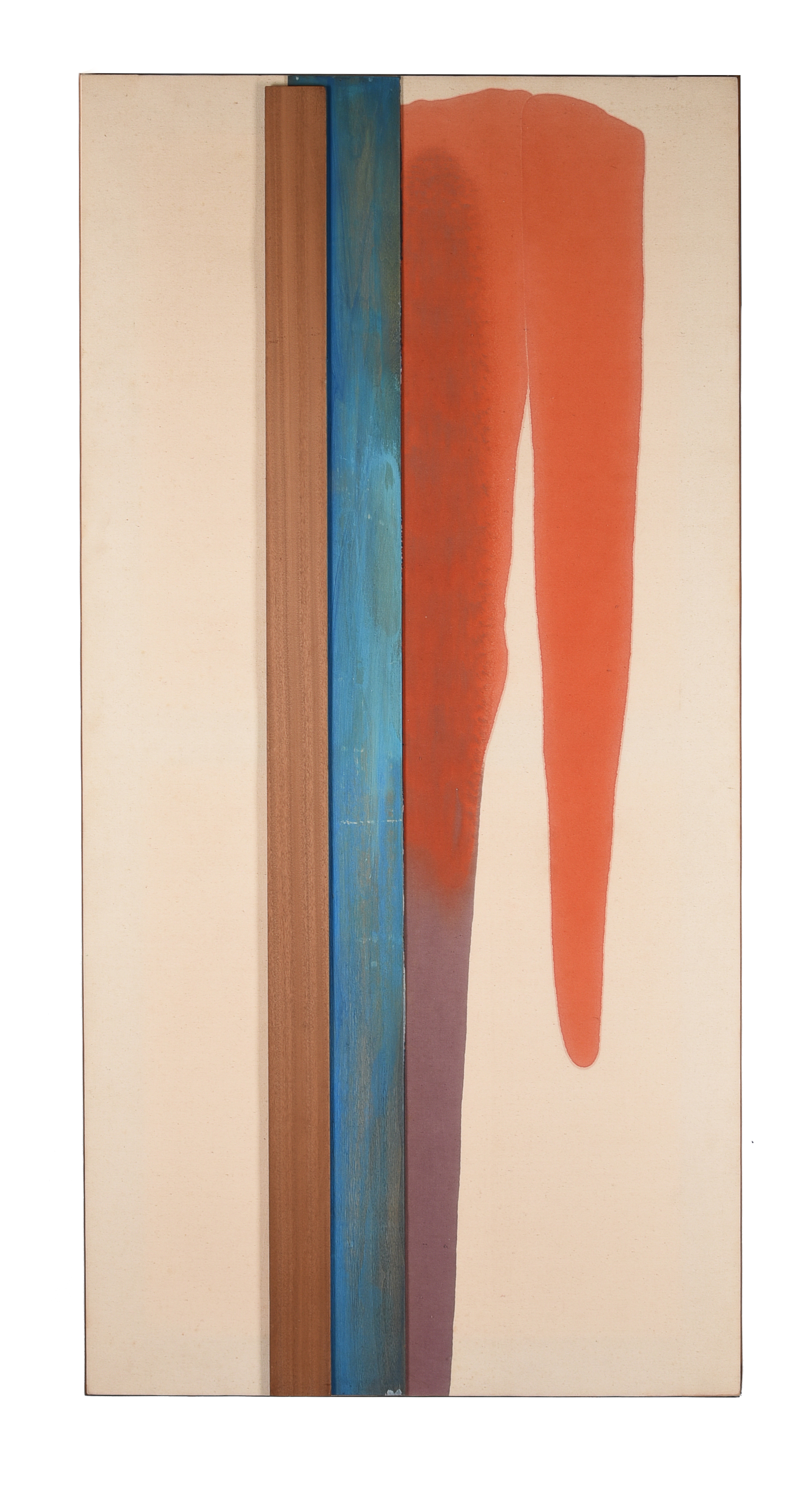 Inline Image - Lot 9: λ Bruce Tippett (British 1933-2017), 'Item 17, 1963', Acrylic and wood on canvas | Est. £2,000-3,000 (+ fees)