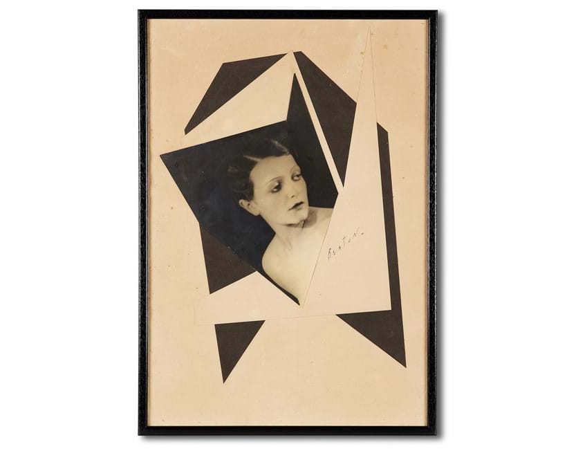 Inline Image - Cecil Beaton, (British, 1904-1980), 'Georgia Sitwell, circa 1927', a bromide print cut in an Art Deco design to black card on a beige mount, signed by Cecil Beaton | Est. £700-900 (+ fees)