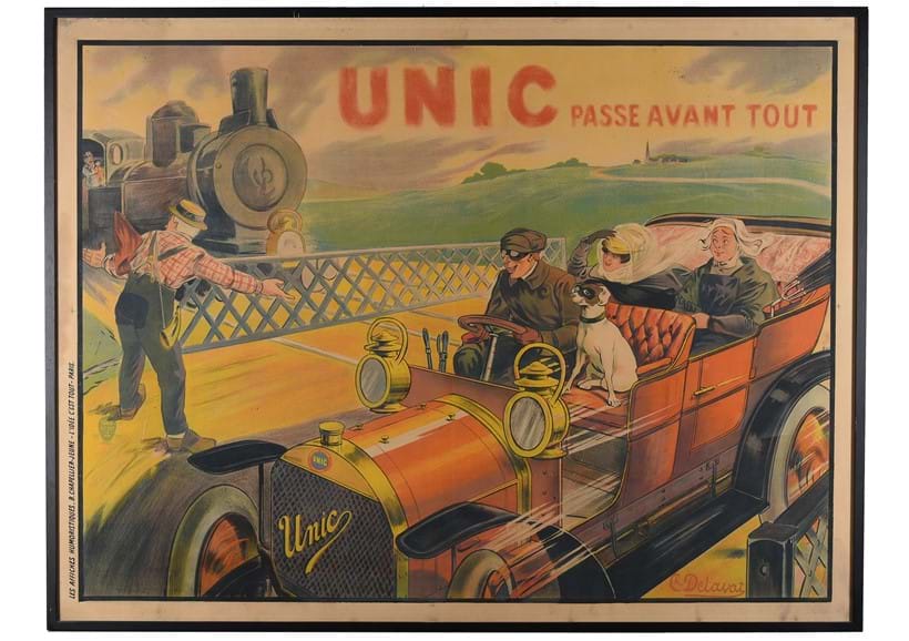 Inline Image - Lot 161: Charles Delavat (French, 19th century), 'Unic Passe Avant Tout', L'Affiches Humoristiques, B. Chapellier Jeune, Paris, ca. 1910 | Est. £200-400 (+ fees)
