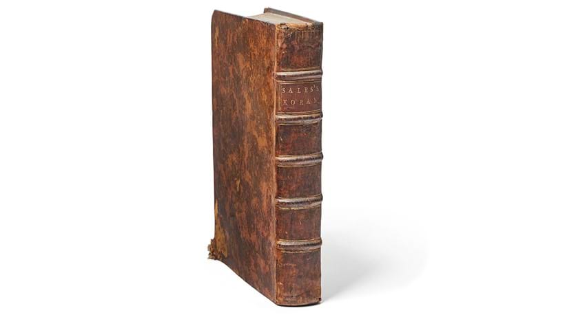 Inline Image - SALE, George.  The Koran.  first edition of Sale's translation, single volume | Est. £700-1,000 (+ fees)