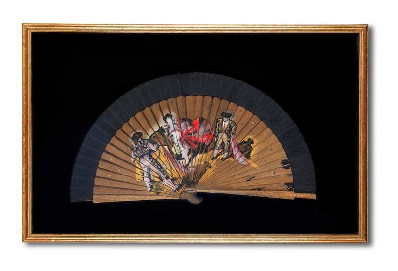 Inline Image - Lot 362: Pavel Tchelitchew (Russian 1898-1957), 'Bull fighters', a decorated fan | Est. £3,000-5,000 (+ fees)