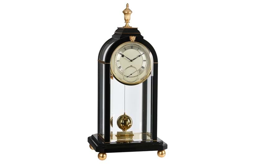 Inline Image - Lot 203: A fine patinated and gilt bronze table regulator with six-legged gravity escapement, Sinclair Harding, Cheltenham, circa 1985-90 | Est. £6,000-8,000 (+ fees)