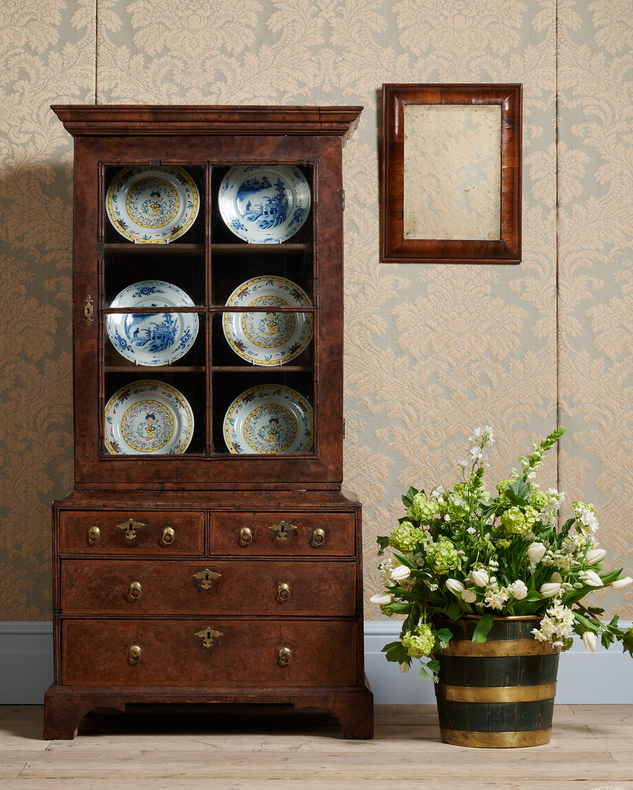 Dreweatts X Watts 1874 Collaboration Bowood Damask Venus Blue 2