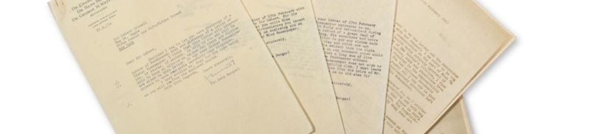 LOT 322 θ:  SIR GEORGE SITWELL's EXECUTORS v SISTER LISA BOZENMAYER.