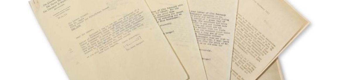 LOT 322 θ:  SIR GEORGE SITWELL's EXECUTORS v SISTER LISA BOZENMAYER.