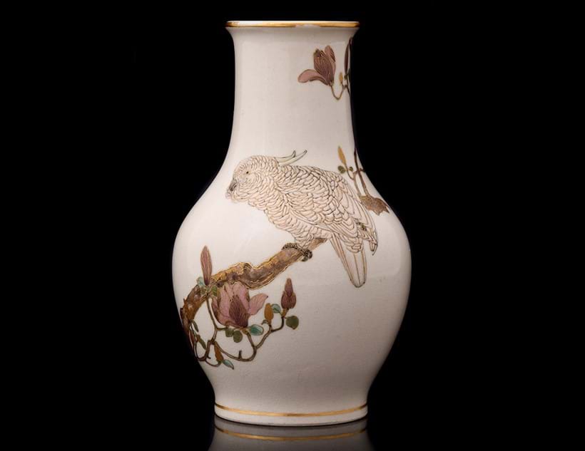 Inline Image - Lot 558: YABU MEIZAN: An Unusual Satsuma Pottery Vase | Est. £6,000-8,000 (+ fees)