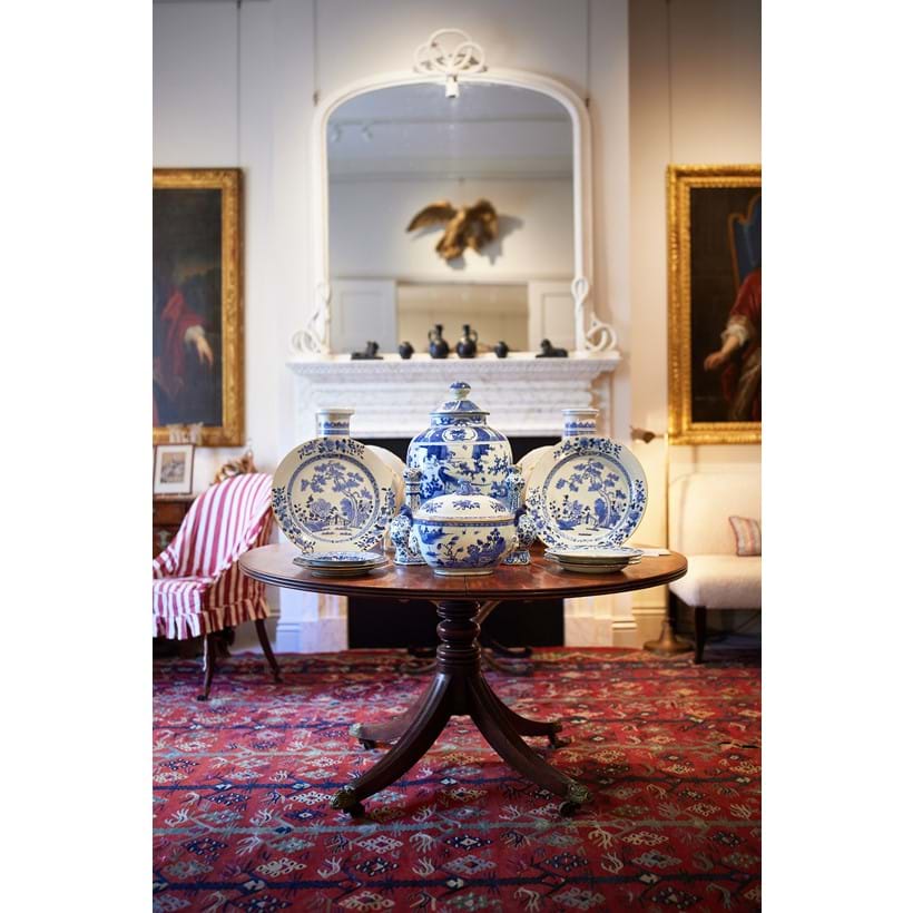 Inline Image - Specially curated room set by Nina Campbell at Dreweatts London