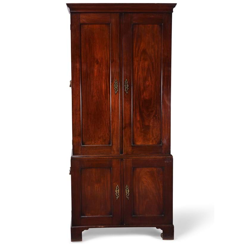 Inline Image - Lot 152: A George II mahogany estate cabinet, circa 1750 | Est. £4,000-6,000 (+ fees)
