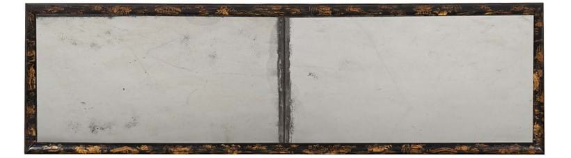 Inline Image - Lot 500: A William & Mary black lacquer and gilt japanned over mantel mirror | Est. £1,500-2,500 (+ fees)