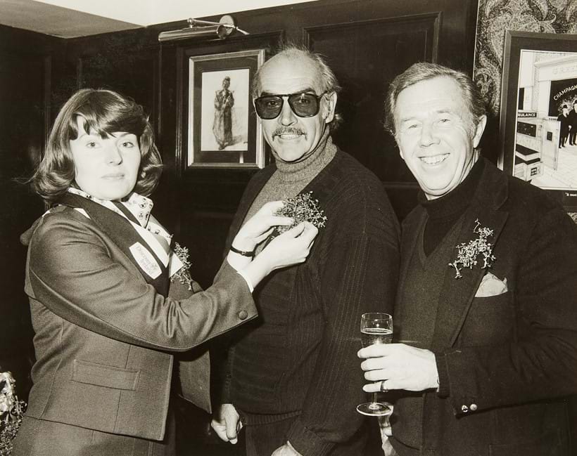 Inline Image - Sean Connery, Michael Medwin with an Irish Tourist Board employee!