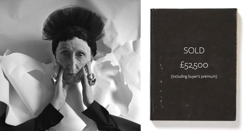 Inline Image - Edith Sitwell (1887-1964). Edith Sitwell's personal address book | Sold for £52,500