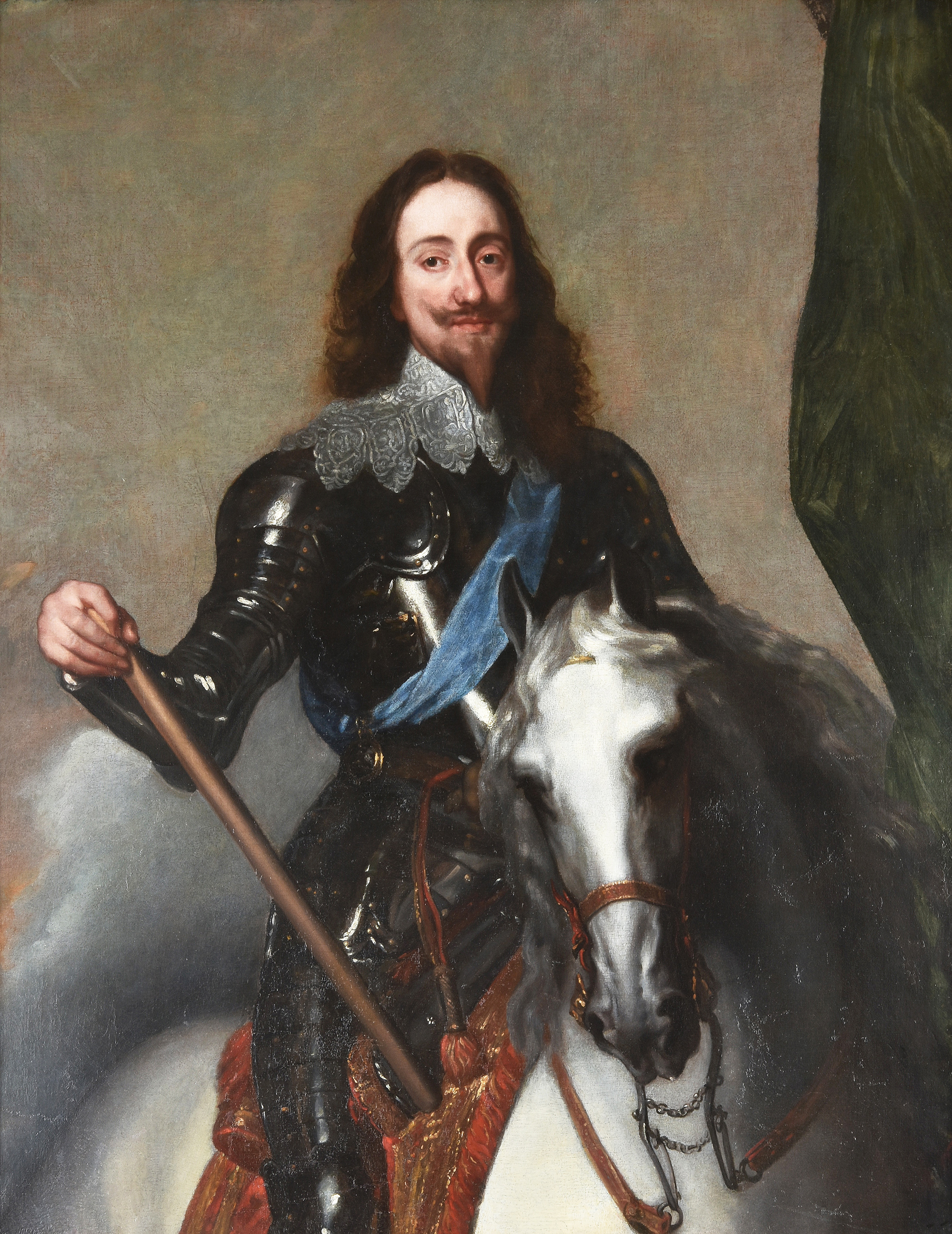 Inline Image - Lot 58: Circle of Sir Anthony van Dyck (Flemish 1599-1641), 'Charles I on horseback', Oil on canvas | Est. £50,000-80,000 (+ fees)