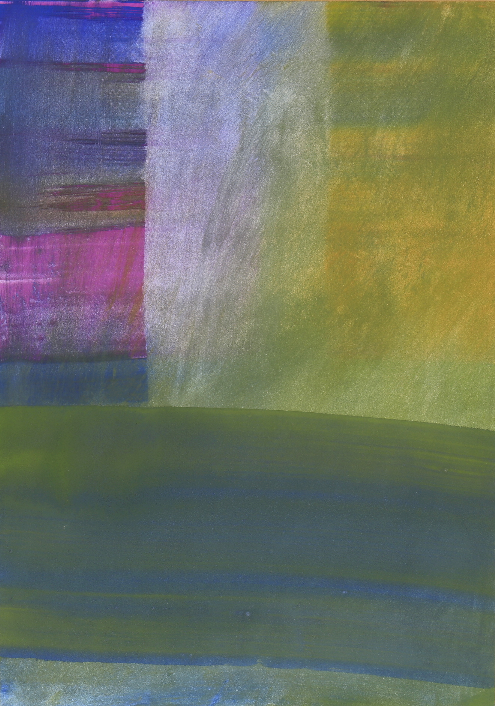 Inline Image - Lot 259: Makiko (Japanese, 20th century), 'Untitled', Mixed media on paper | Est. £150-200 (+ fees)