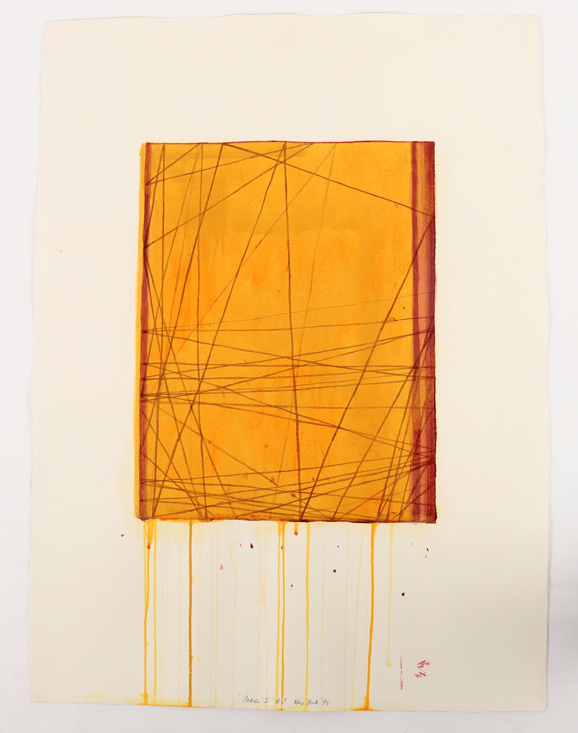 Inline Image - Lot 198: λ Albert Insinger (20th/21st century), 'Untitled I', Watercolour and ink on paper | Est. £200-300 (+ fees)