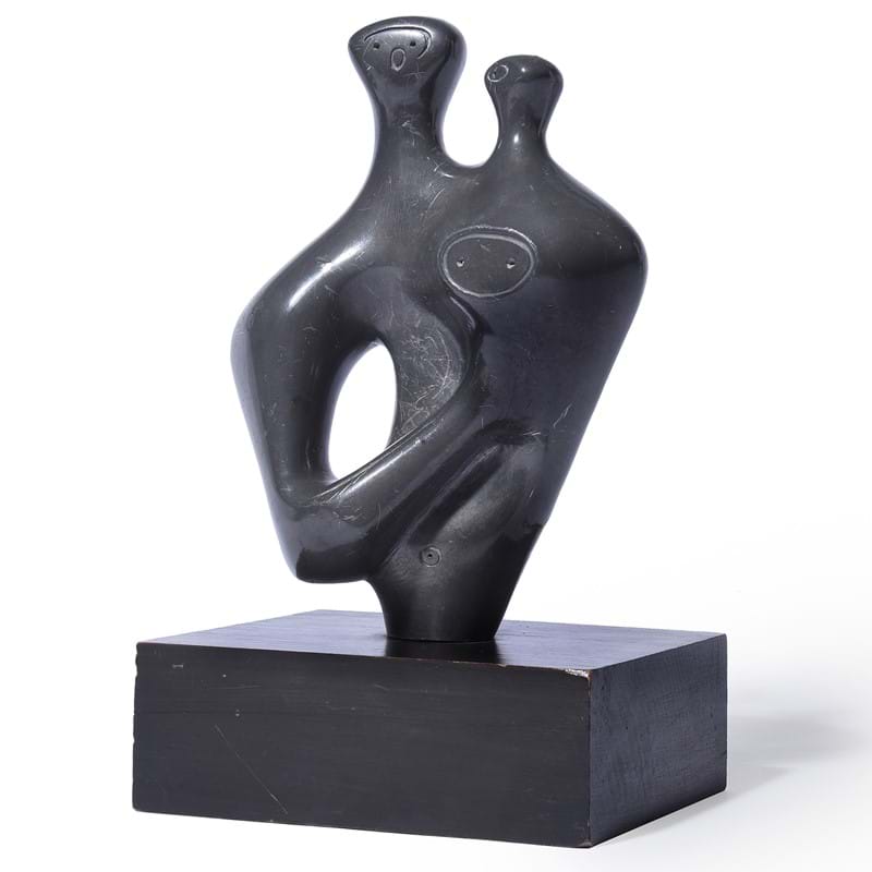 Left undiscovered for over forty years - 'Mother and Child' sculpture by Henry Moore to be auctioned on 16 March 2022