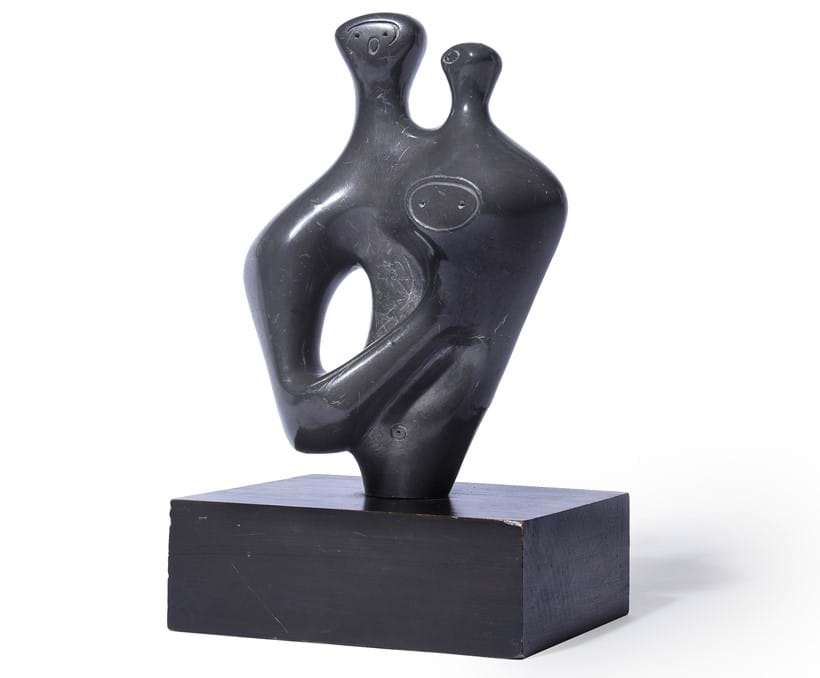 Inline Image - Henry Moore (British 1898-1986), 'Mother and Child', Lead | Est. £30,000-50,000 (+ fees)