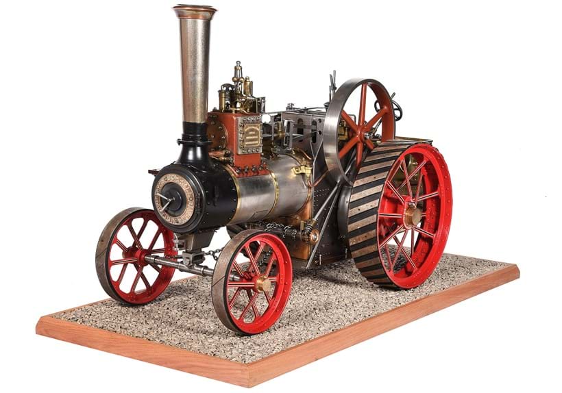 Inline Image - Lot 76: A fine exhibition quality 3 inch scale model of a Charles Burrell & Sons agricultural traction engine | Est. £5,000-7,000 (+ fees)
