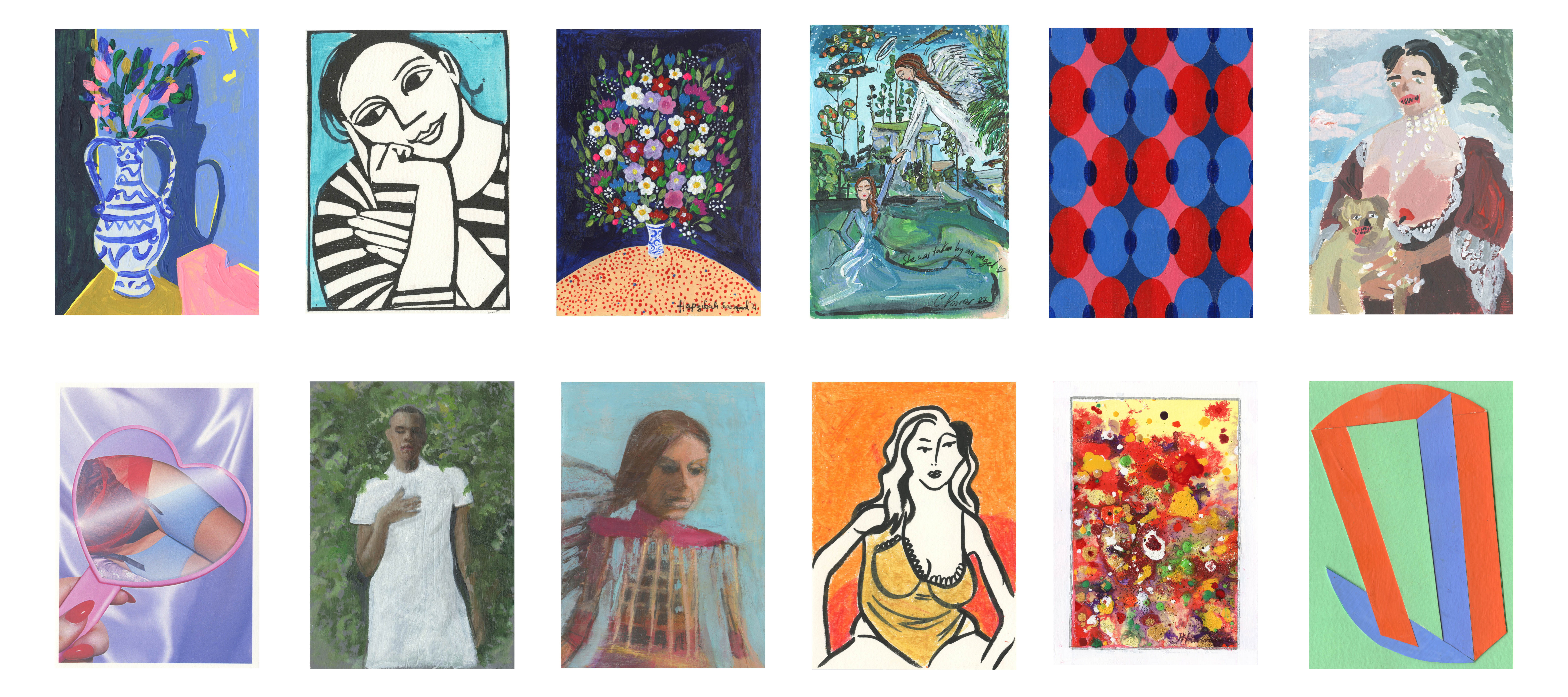 Art on a Postcard International Women's Day Auction | 24 February - 15 March 2022