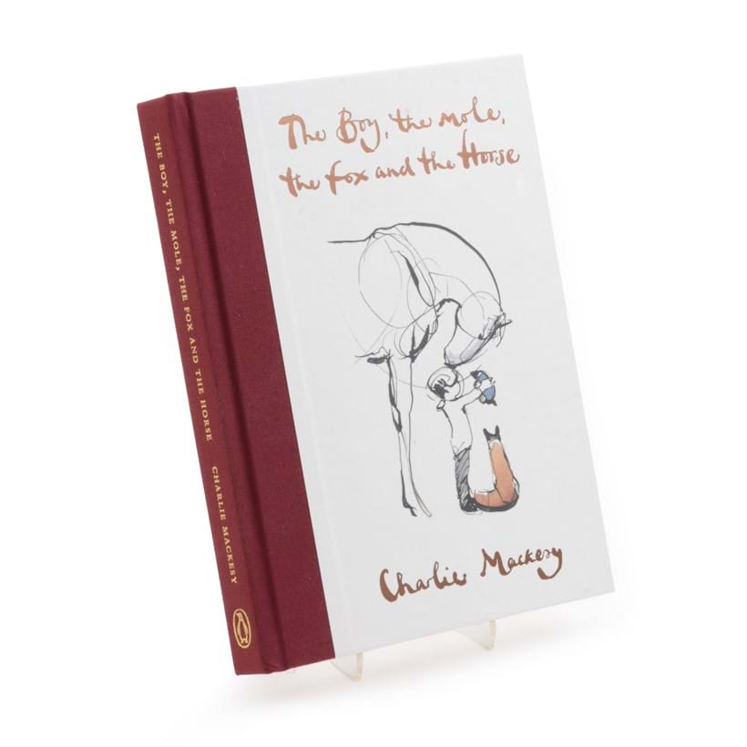 Inline Image - Lot 214: Charlie Mackesy (British b. 1962), 'The Boy, The Mole, The Fox & The Horse', Christmas Edition Limited edition book published by Penguin | Est. £800-1,200 (+ fees)