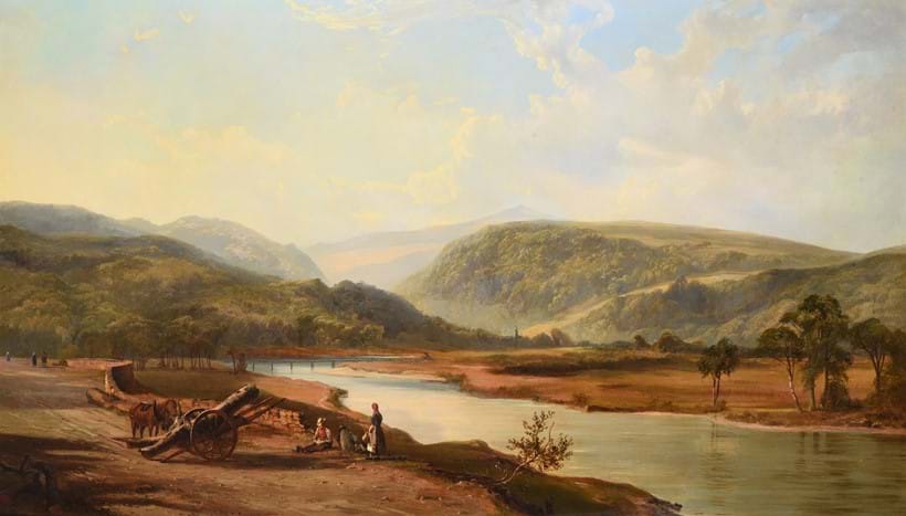 Inline Image - Lot 65: John Faulkner (Irish 1835-1894), 'On the Glaslyn, North Wales', Oil on canvas | Est. £1,000-1,500 (+ fees)