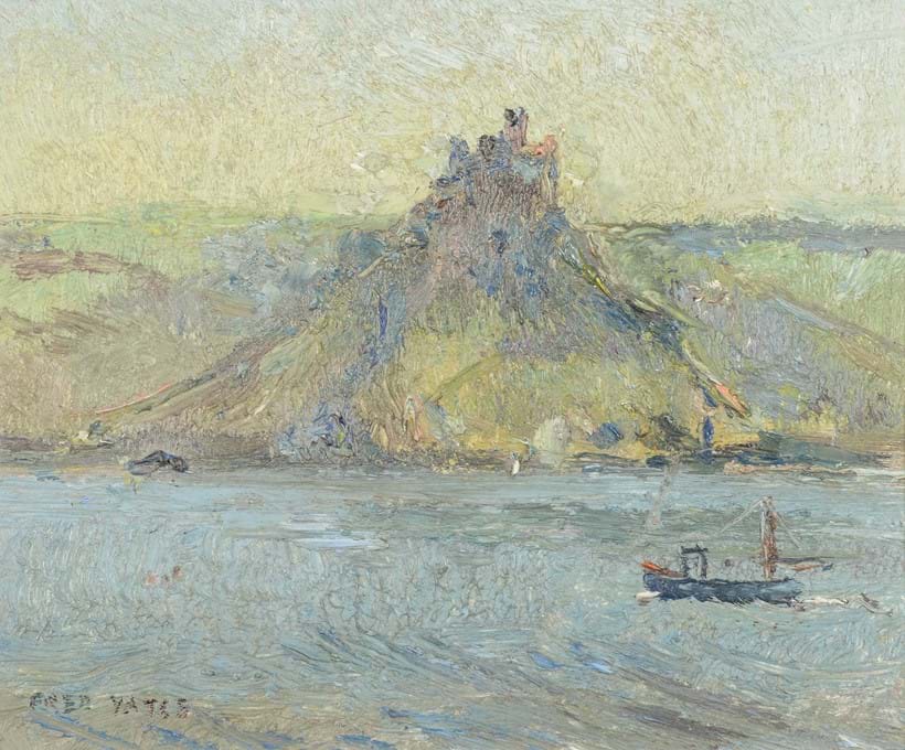 Inline Image - Lot 167: Fred Yates (British 1922-2008), 'St. Michael's Mount, Marazion', Oil on board | Est. £700-1,000 (+ fees)
