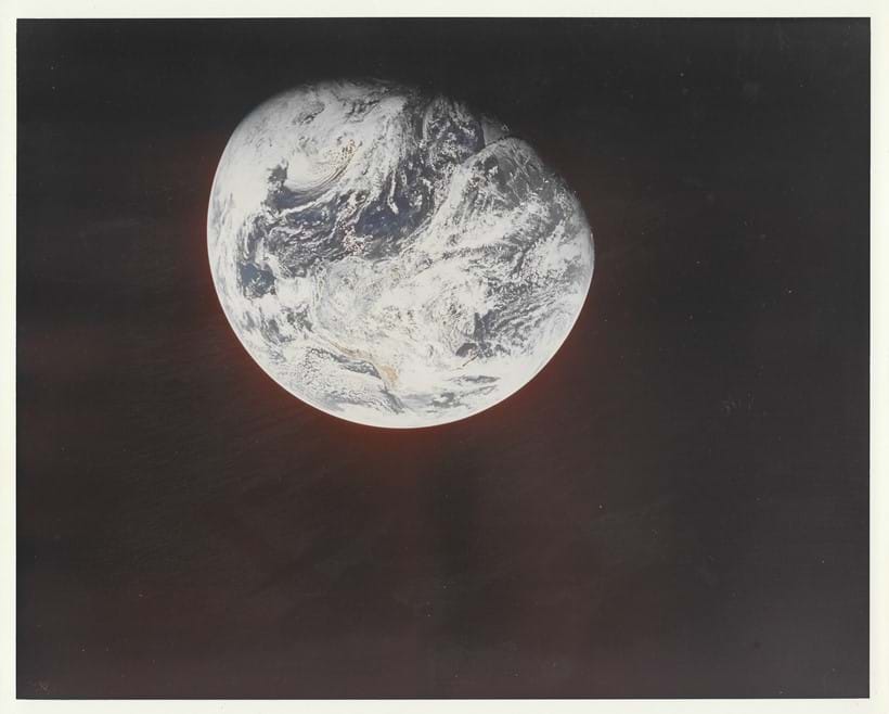 Inline Image - Lot 141: First human-taken photograph of the Earth from beyond its orbit, Apollo 8, 21-27 Dec 1968 | Est. £2,000-3,000 (+ fees)