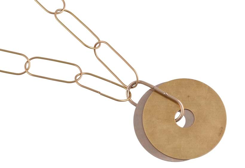 Inline Image - Lot 386: IBU, a French modernist gold coloured disc necklace | Est. £4,000-6,000 (+ fees)