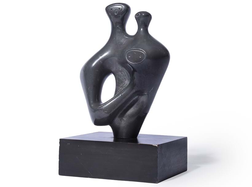 Inline Image - Lot 15: Henry Moore (British 1898-1986), 'Mother and Child', Lead | Est. £30,000-50,000 (+ fees)