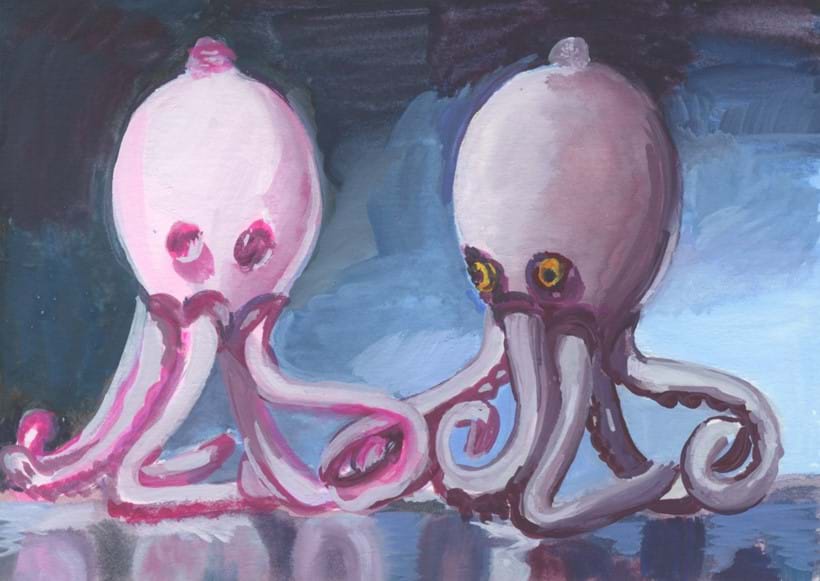 Inline Image - Lot 354: Allison Katz, 'Study for Milk Glass', Gouache on Paper | Sold for £600