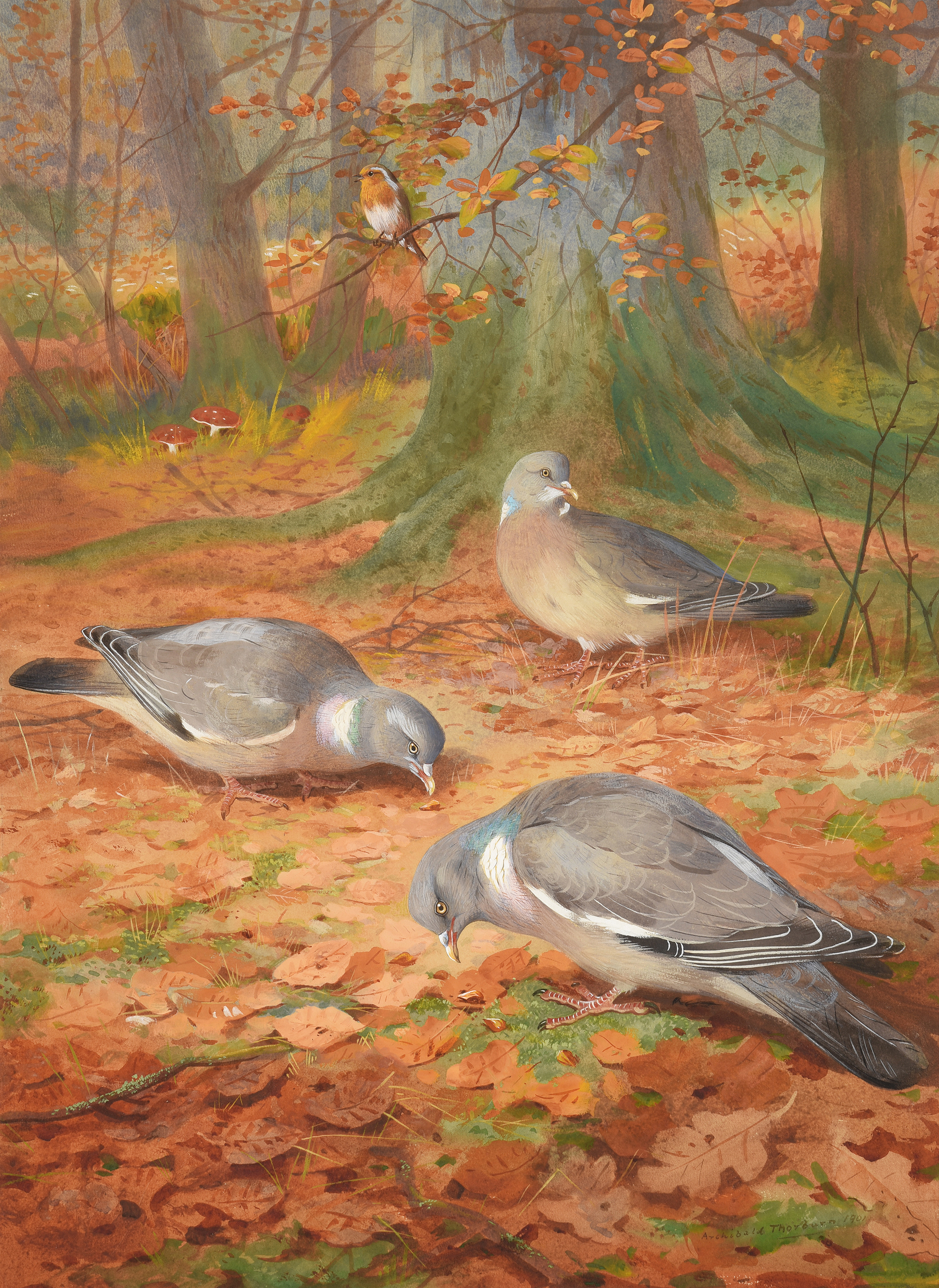 Inline Image - Lot 221: Archibald Thorburn (British 1860-1935), 'Autumn', Watercolour | Est. £15,000-20,000 (+ fees)