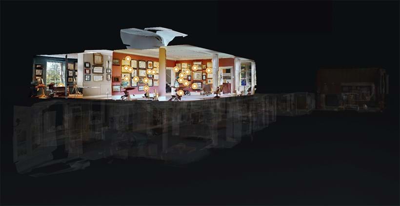 Inline Image - The "Dollshouse View" of Donnington Priory. You can click on the "View Dollshouse", "View Floor Plan" or "Floor Selector" icon to navigate to the room you want to view.