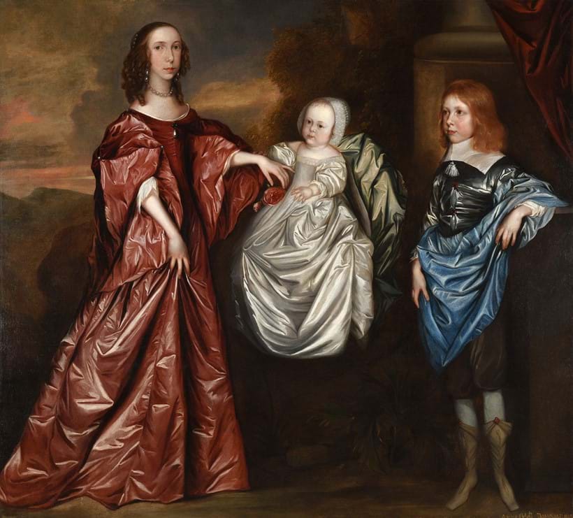 Inline Image - Lot 35: Attributed to Joan Carlile (British circa 1606-1679), 'Portrait of Anne, Philadelphia and Thomas Wharton, later 5th Lord Warton', oil on canvas | Est. £30,000-50,000 (+ fees)