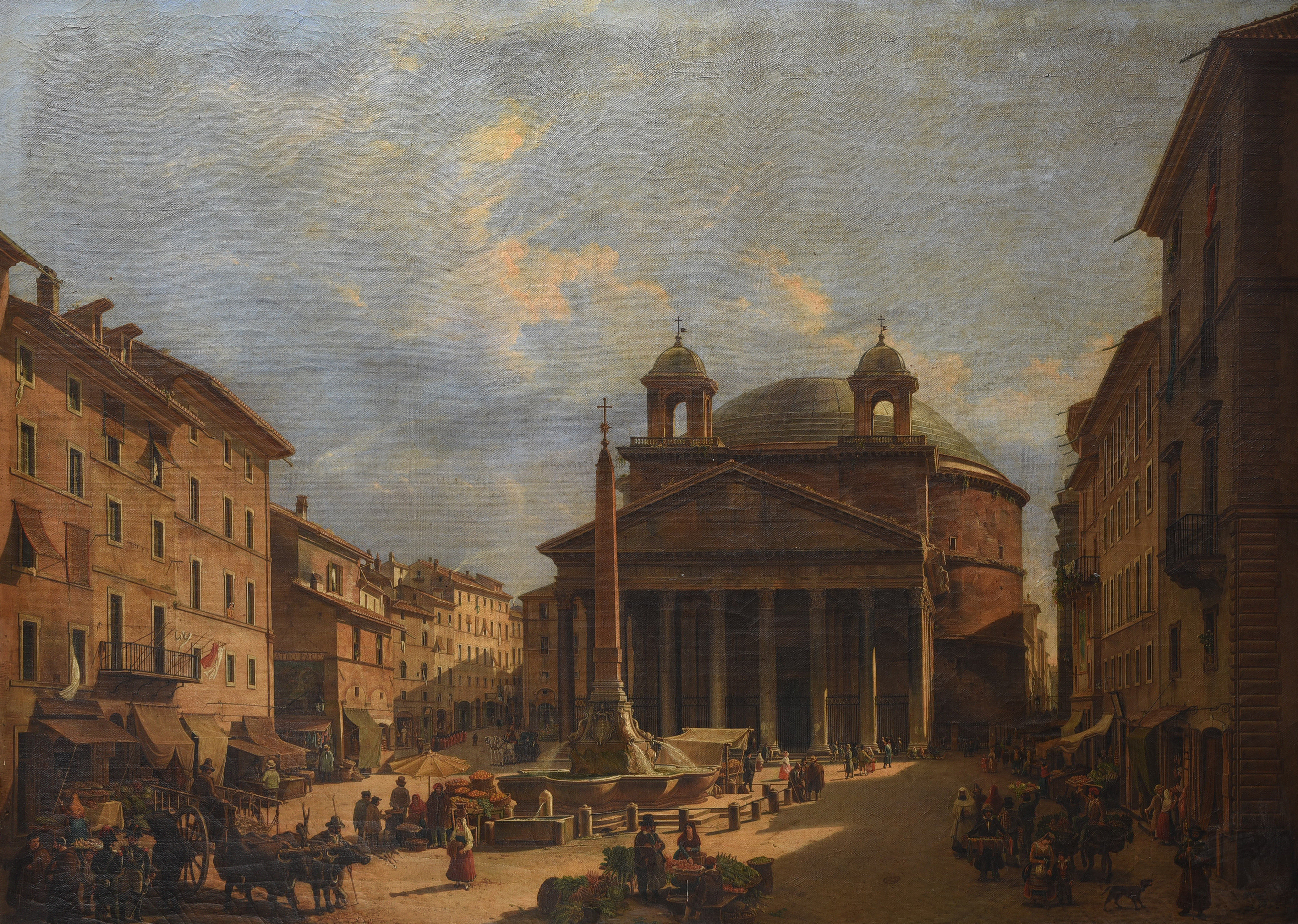 Rare & Untouched | Old Master Painting of The Pantheon, Rome, by Jean Victor Faure to be auctioned | 26 May 2022